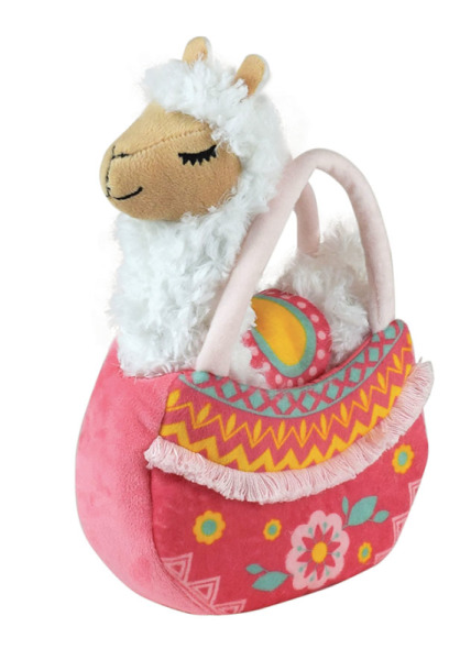 Jemini Peluche Lama Lola dans Sac
